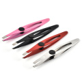 Heißer verkauf Verschiedene Farben Augenbrauen Pinzette Trimmer Edelstahl Slant Tip Haar Pincet Puller Entfernung Augenbraue Clips Makeup Tool